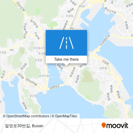 절영로30번길 map