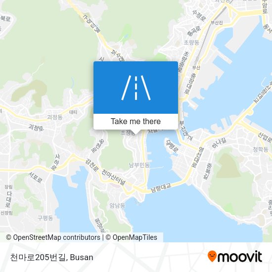천마로205번길 map