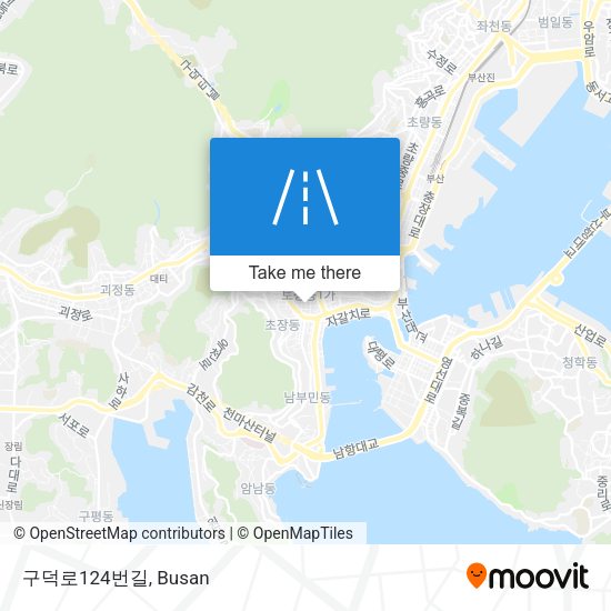구덕로124번길 map