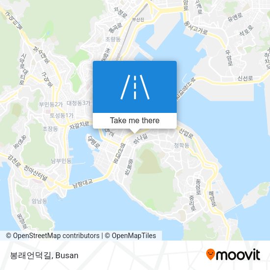 봉래언덕길 map