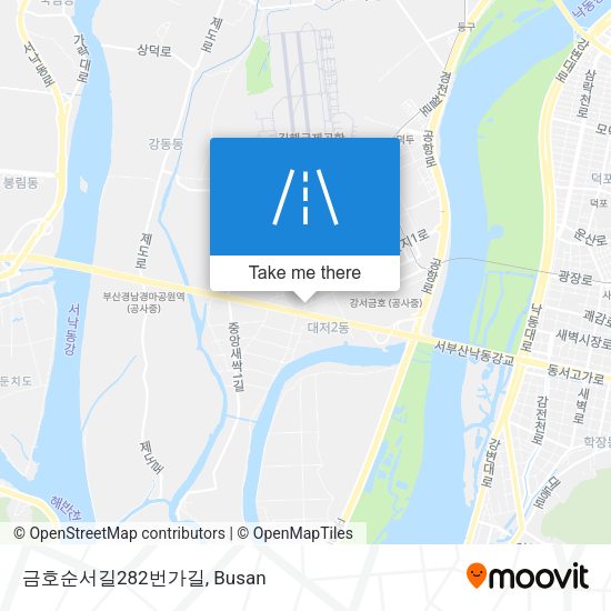 금호순서길282번가길 map
