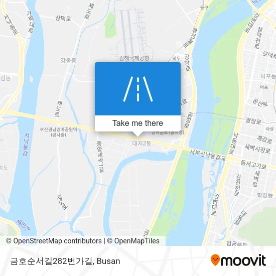 금호순서길282번가길 map