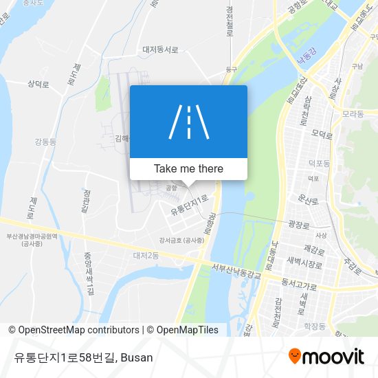 유통단지1로58번길 map