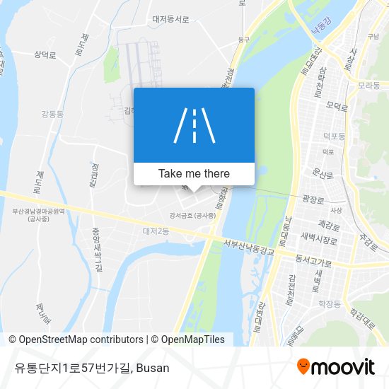 유통단지1로57번가길 map