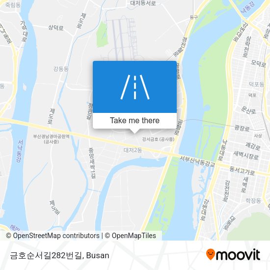 금호순서길282번길 map