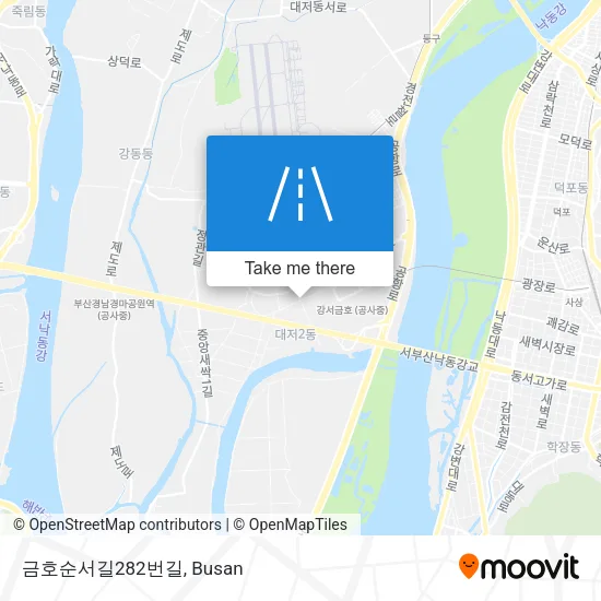 금호순서길282번길 map
