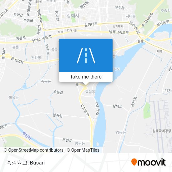 죽림육교 map