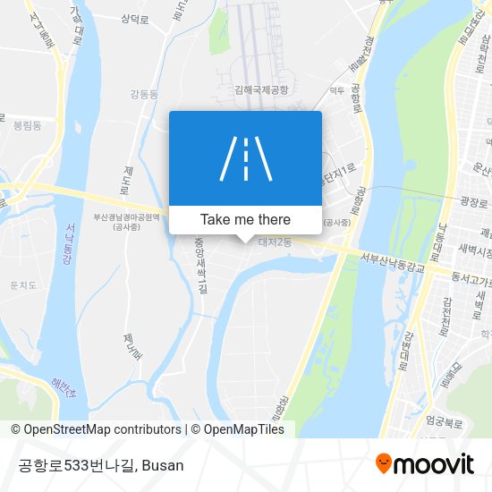 공항로533번나길 map