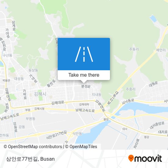삼안로77번길 map