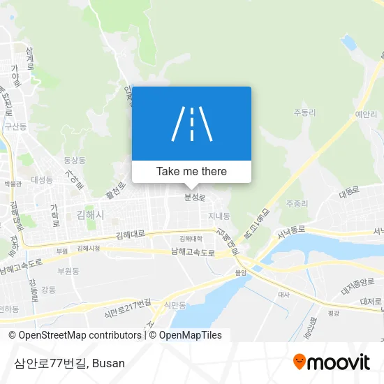 삼안로77번길 map