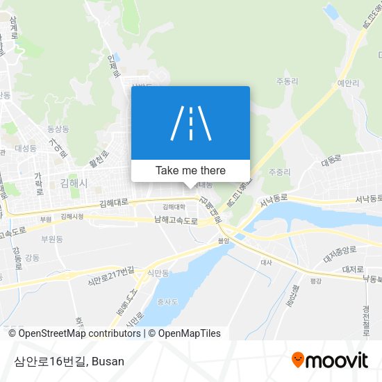 삼안로16번길 map