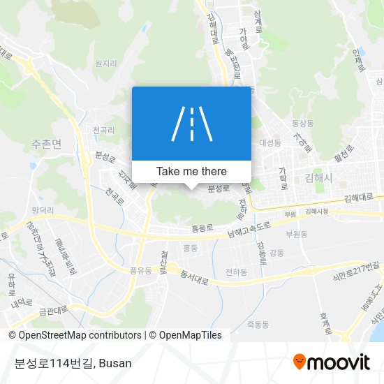 분성로114번길 map