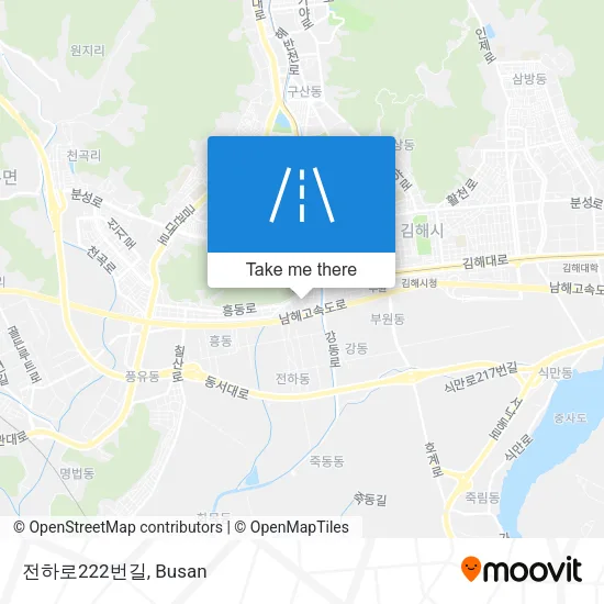 전하로222번길 map