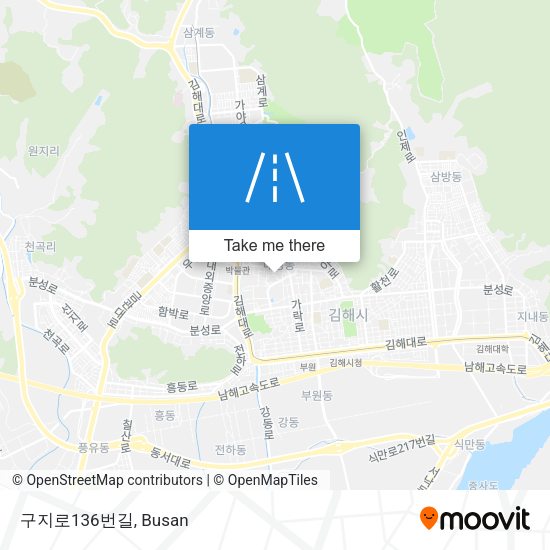 구지로136번길 map
