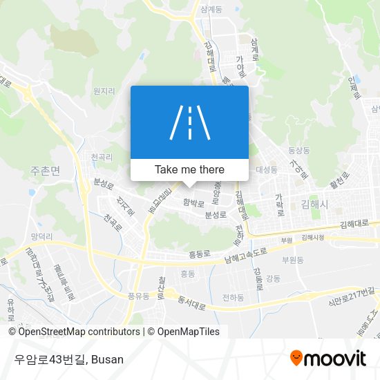 우암로43번길 map