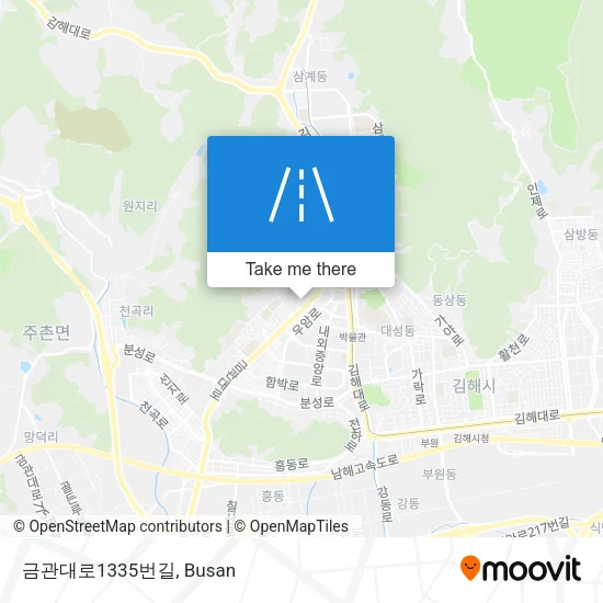 금관대로1335번길 map