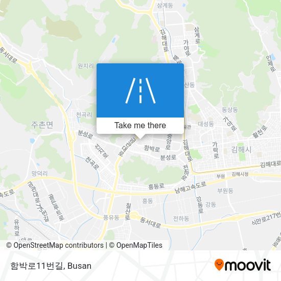 함박로11번길 map