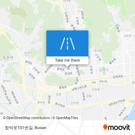 함박로101번길 map