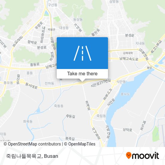 죽림나들목육교 map