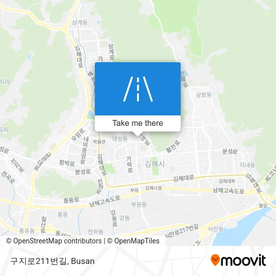 구지로211번길 map