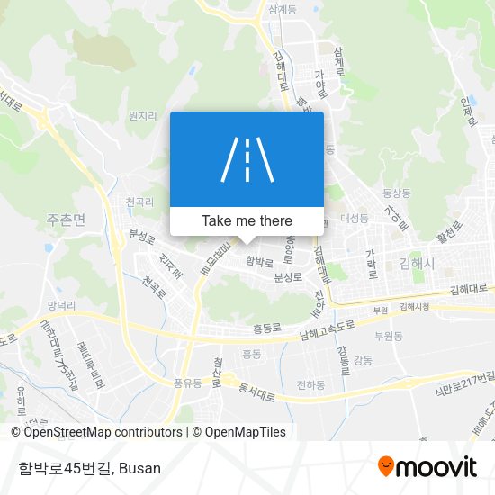 함박로45번길 map
