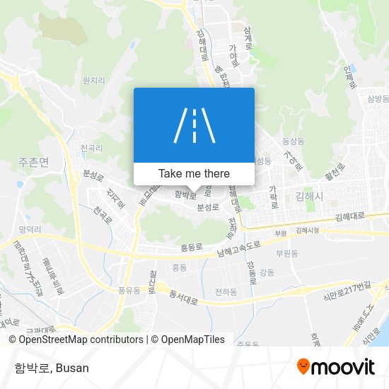 함박로 map