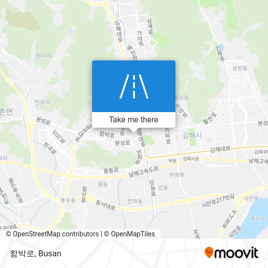 함박로 map