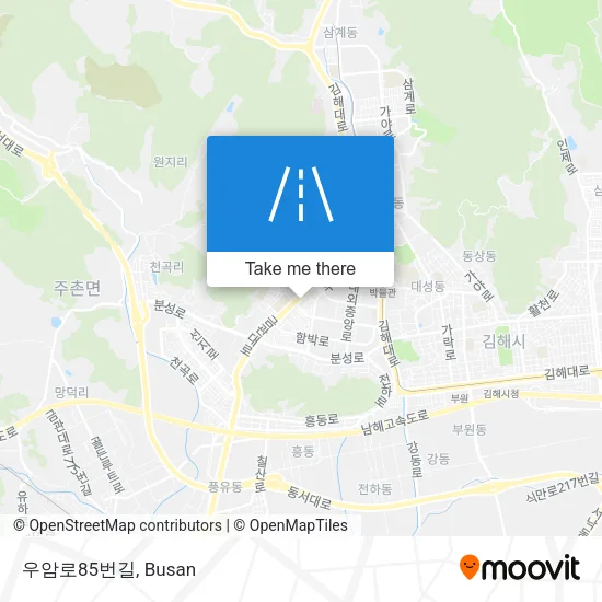 우암로85번길 map