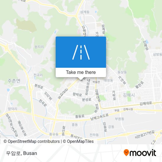 우암로 map