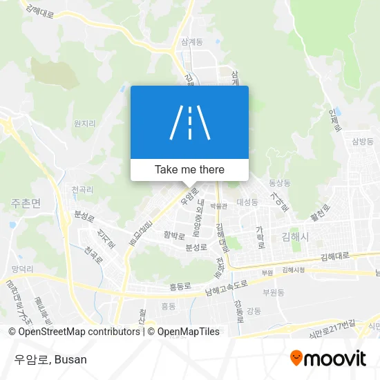 우암로 map