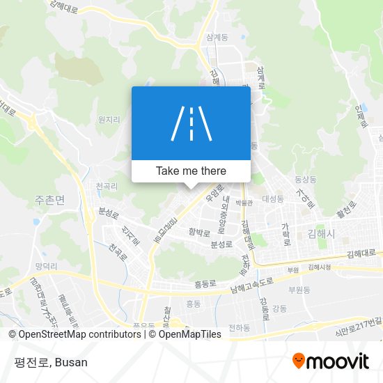 평전로 map
