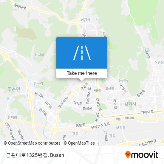 금관대로1325번길 map