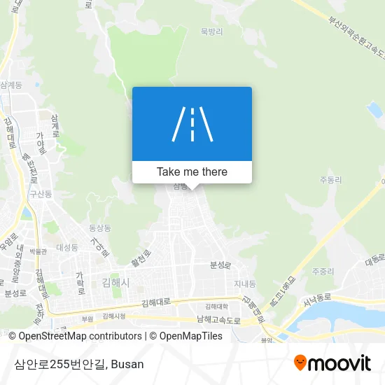삼안로255번안길 map