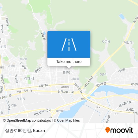삼안로80번길 map