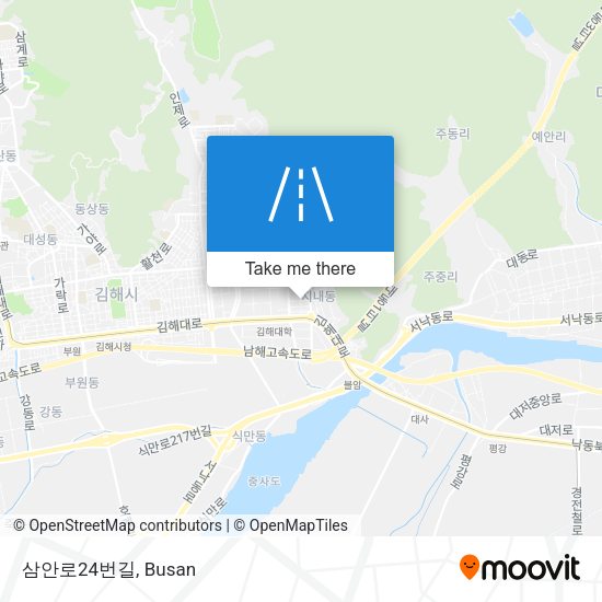 삼안로24번길 map