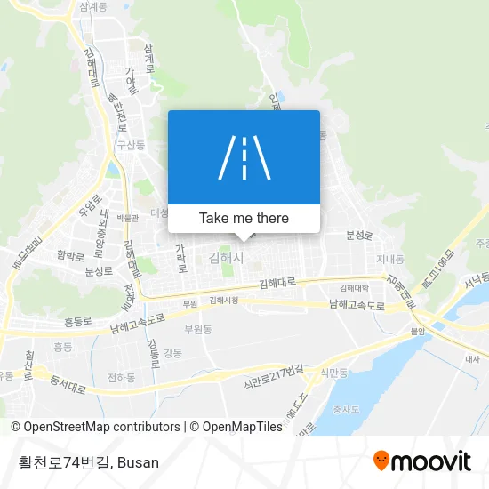 활천로74번길 map
