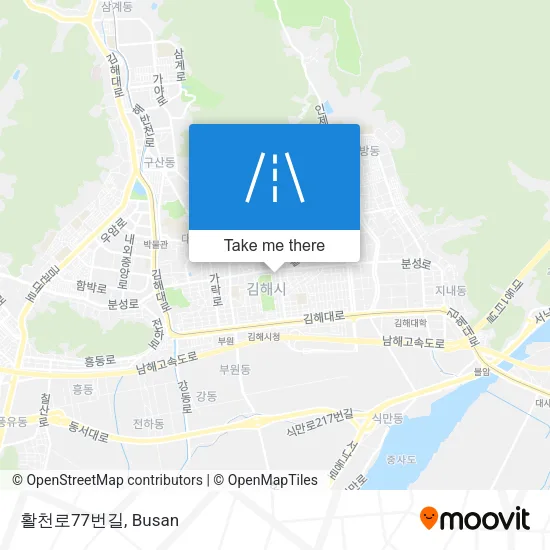 활천로77번길 map
