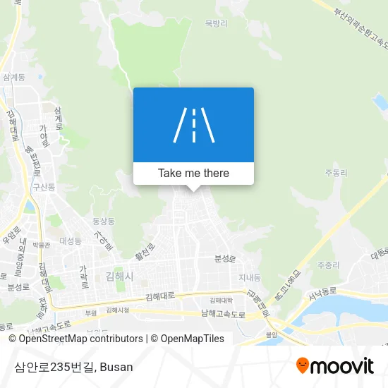 삼안로235번길 map