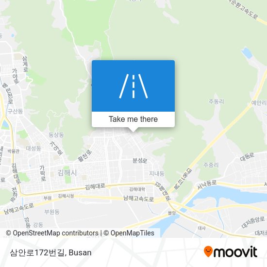 삼안로172번길 map