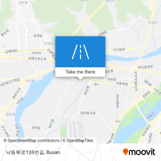 낙동북로126번길 map