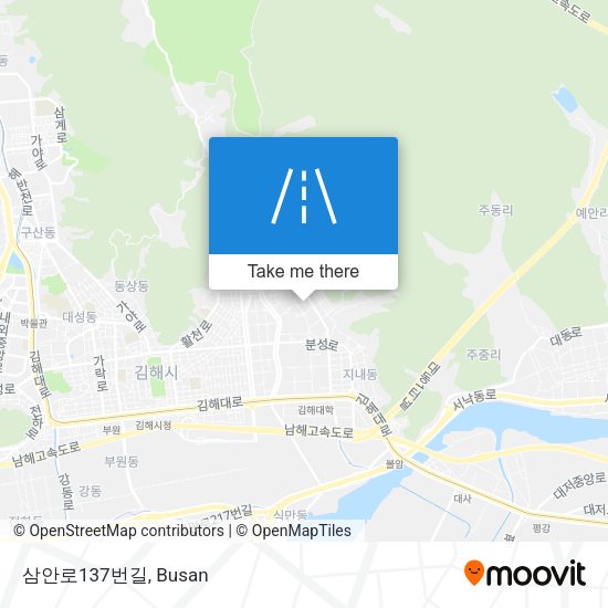삼안로137번길 map