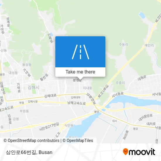 삼안로66번길 map