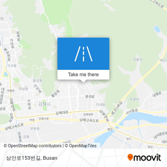 삼안로153번길 map