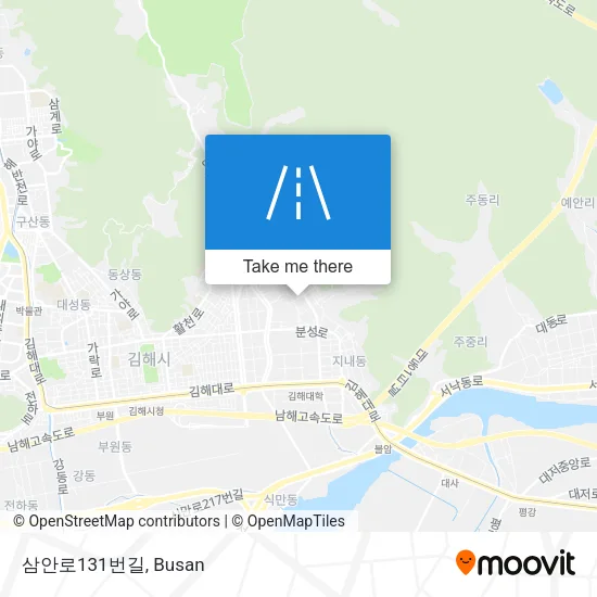 삼안로131번길 map