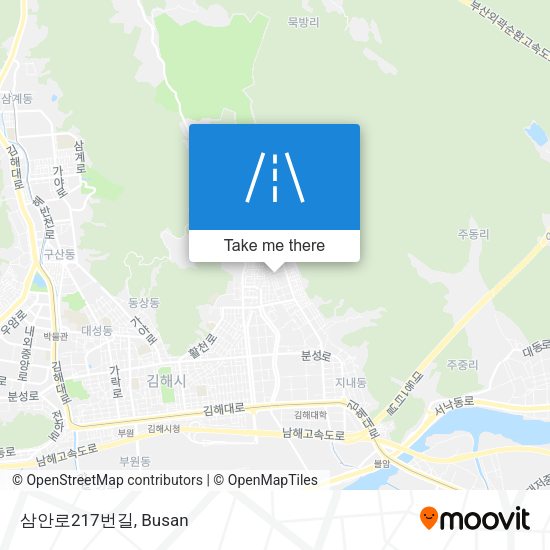 삼안로217번길 map