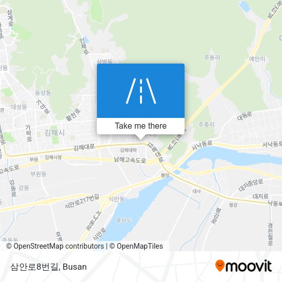 삼안로8번길 map