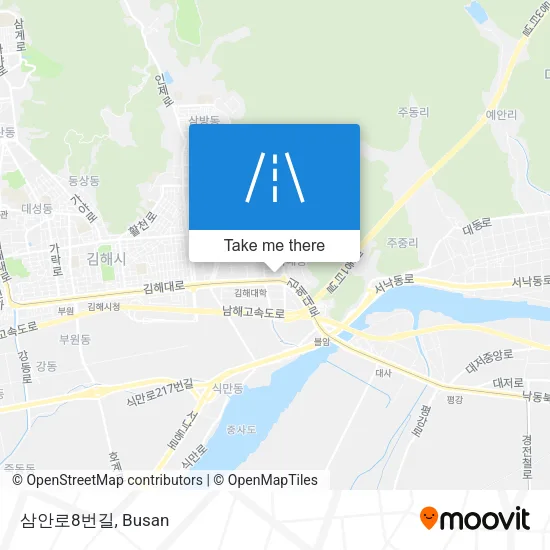 삼안로8번길 map