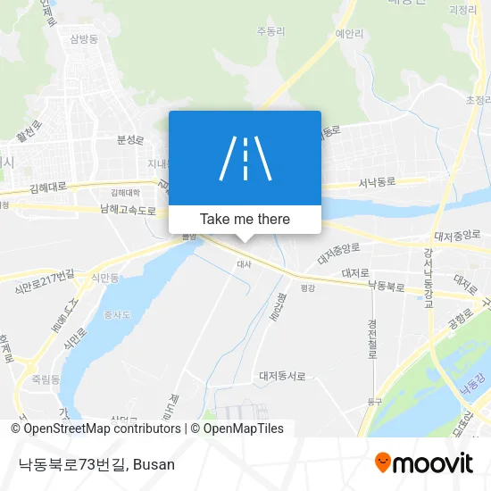 낙동북로73번길 map