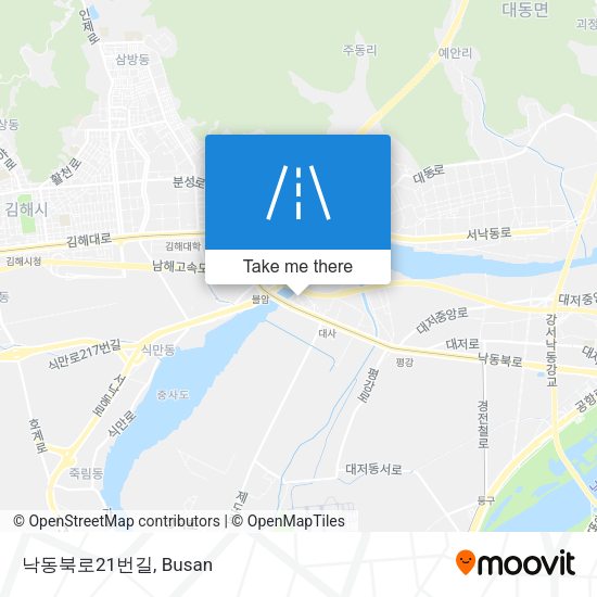 낙동북로21번길 map
