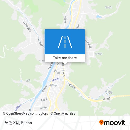 북정2길 map